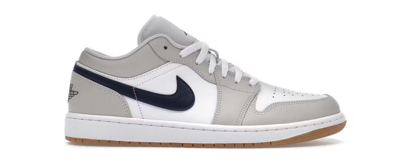 Jordan 1 Low Midnight Navy Neutral Grey (Men’s)