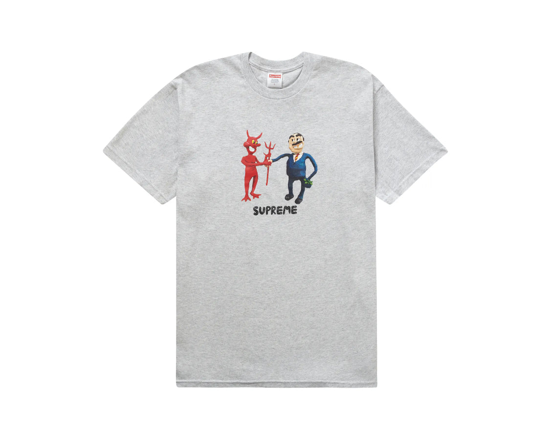 Supreme Business Tee Ash Grey