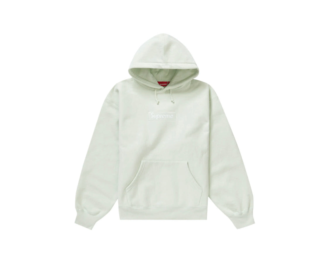 Supreme Box Logo Hoodie Light Green