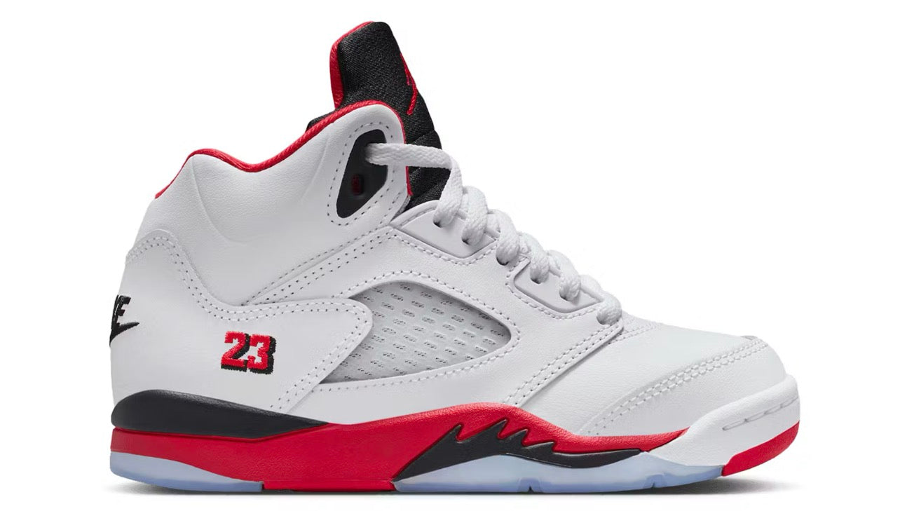 Jordan 5 Retro Fire Red Black Tongue 2025 (PS)