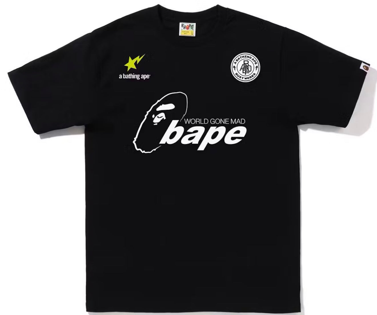 Bape Soccer #1 Tee Black