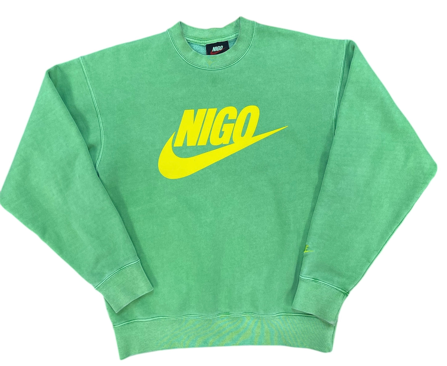 Used Nike x Nigo NRG Fleece Crew Sweatshirt Green
