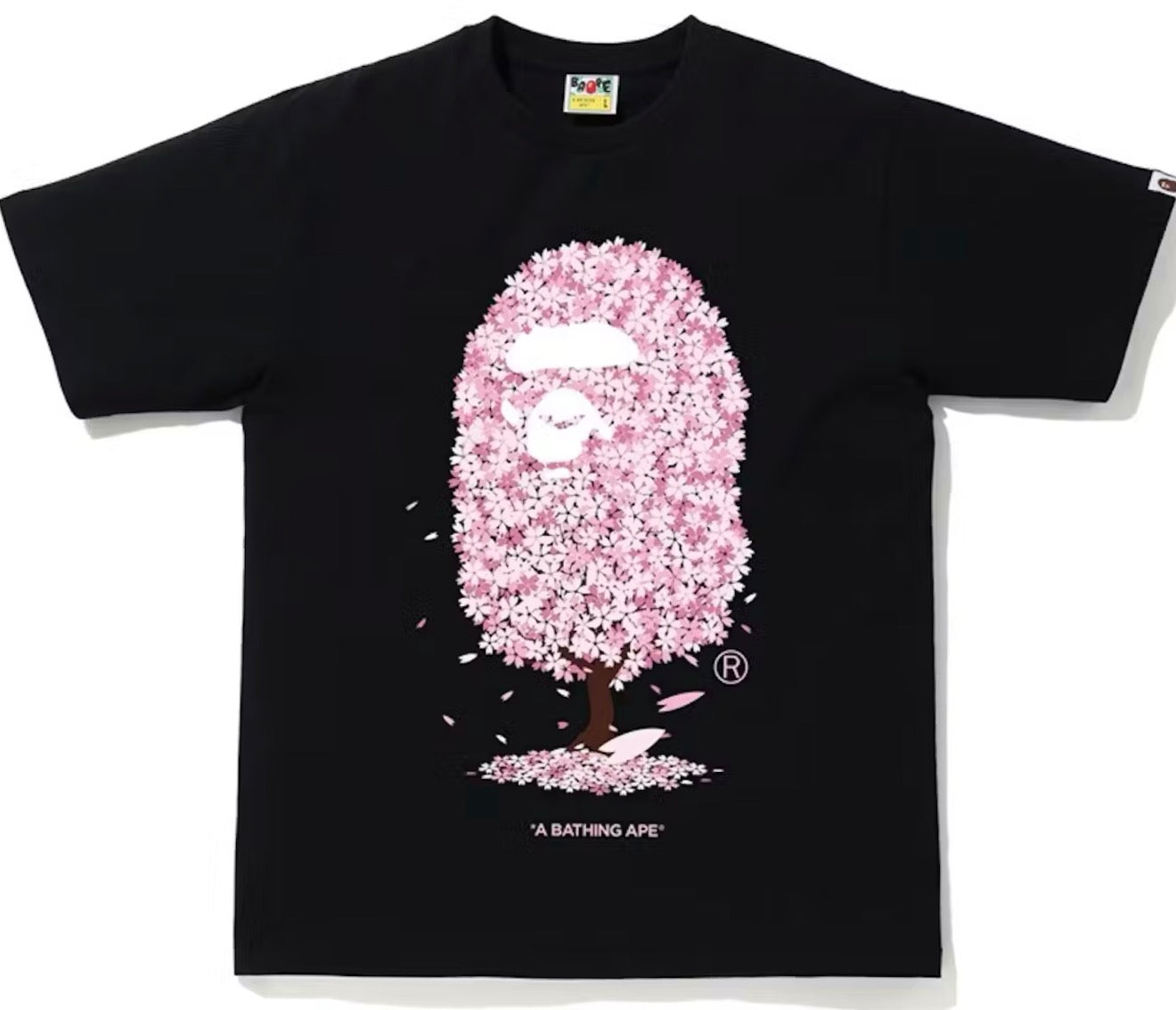 Bape Sakura Tree Tee Black