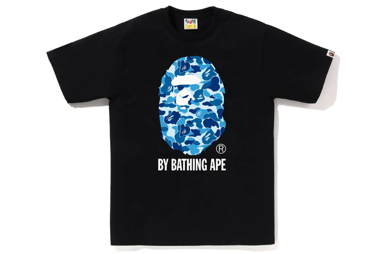 BAPE ABC Camo By Bathing Ape Tee Black Blue