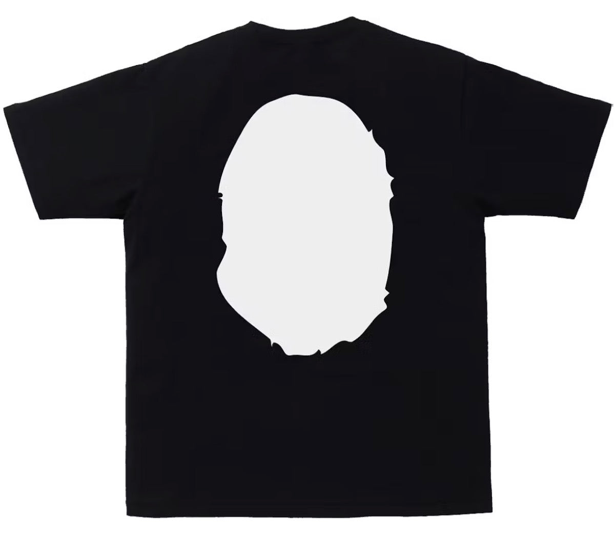 Bape Bicolor Big Ape Head Tee (FW21/SS22/FW22) Black