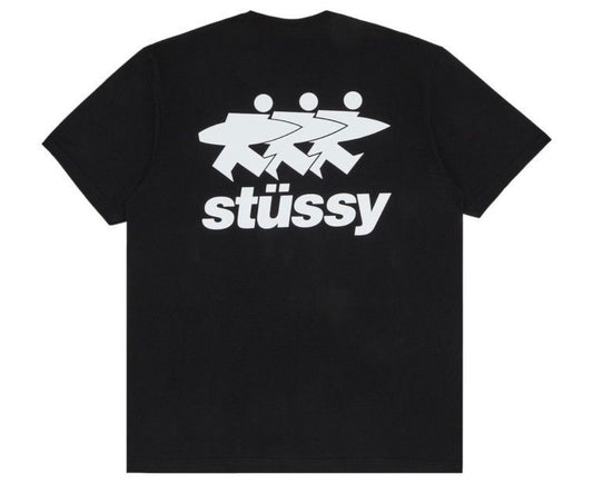 Stussy Surfwalk Tee Black