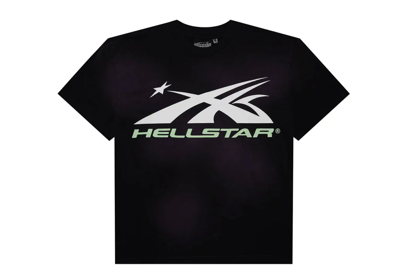 Hellstar Glow in the Dark Sports Logo Tee Purple