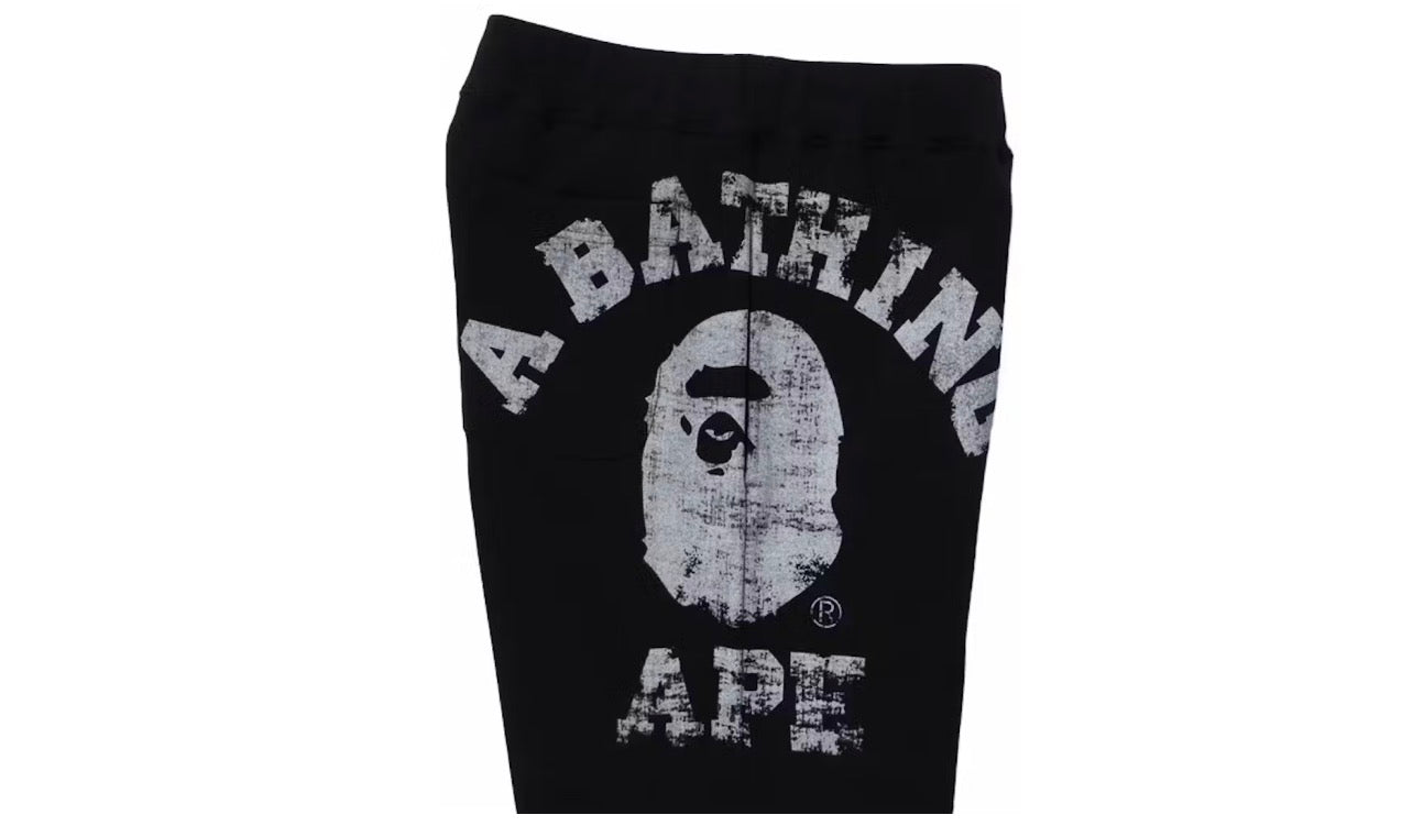 Bape Big College Sweatpants Black