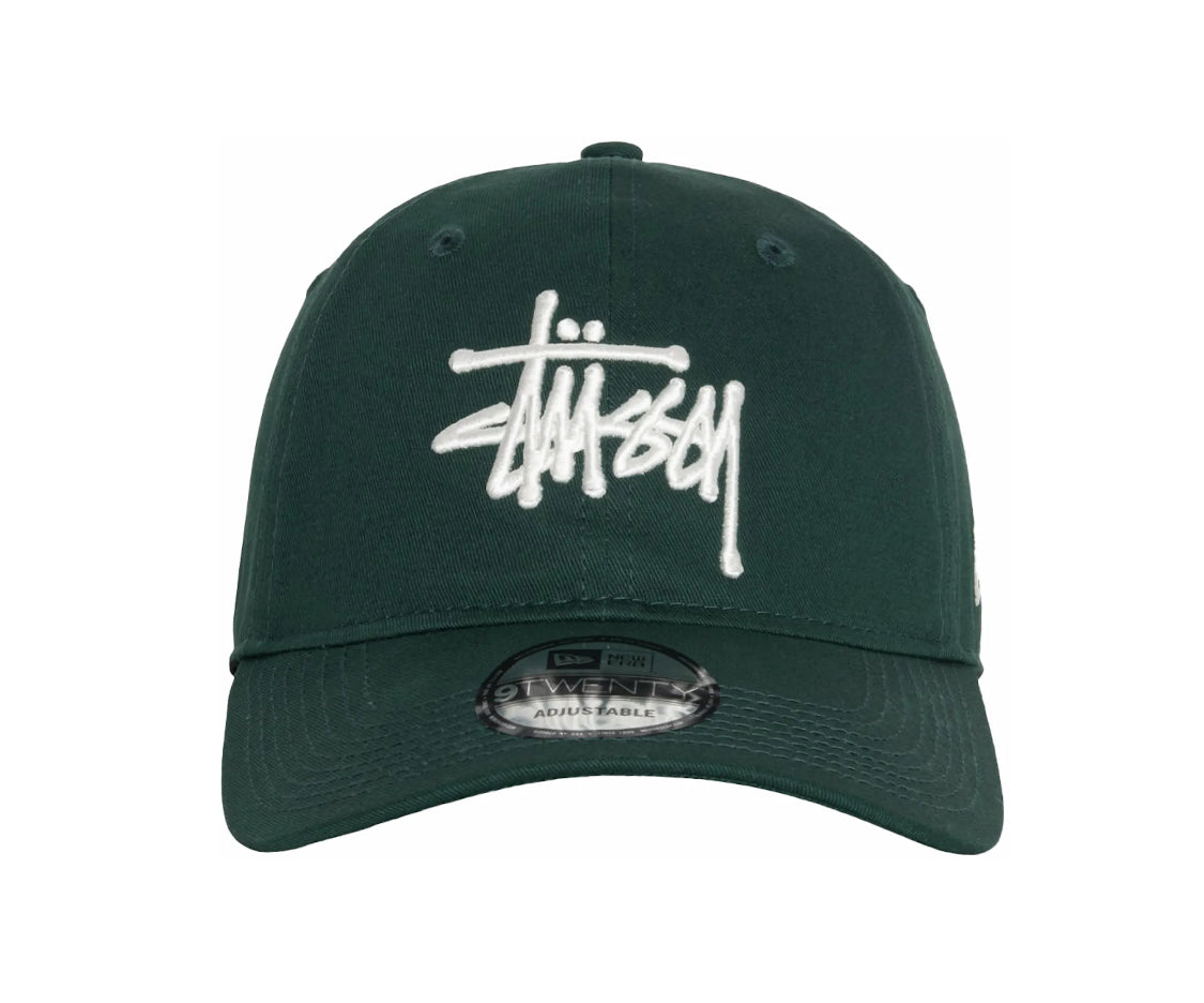 Stussy New Era 9Twenty Basic Strapback Dark Green