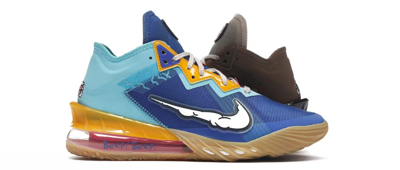 Nike LeBron 18 Low Wile E. vs Roadrunner Space Jam (Men’s)