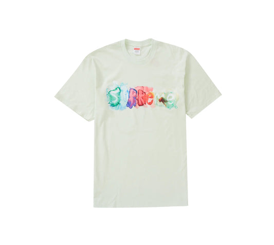 Supreme Watercolor Tee Pale Green