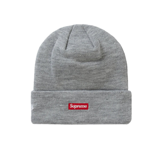 Supreme New Era S Logo Beanie Heather Grey (FW23)