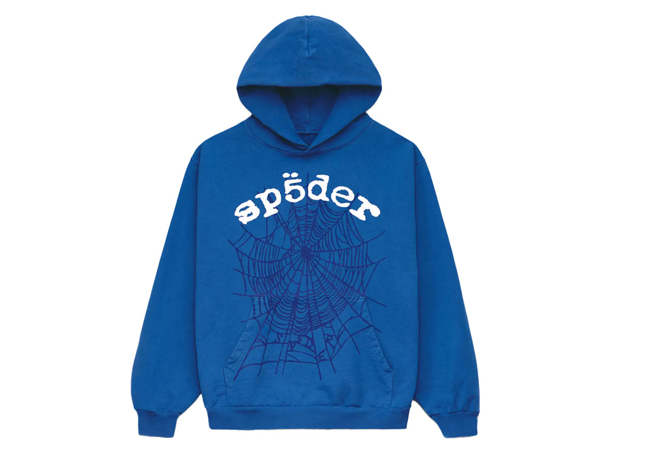 Sp5der Legacy Hoodie Blue