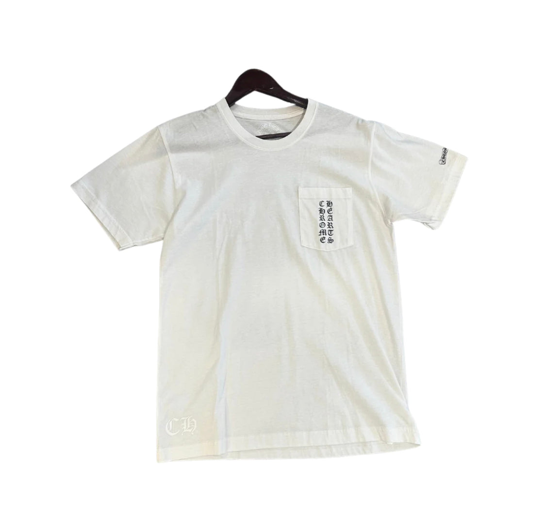 Used Chrome Hearts Osaka Script Tee White