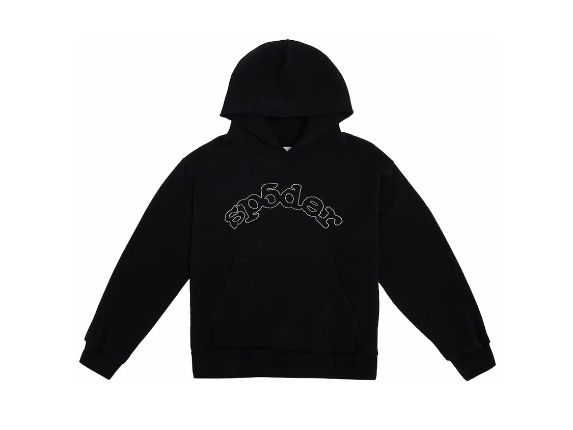 絶対的な信頼 Sp5der OG LLC Sneaks TG – Black Hoodie Logo トップス
