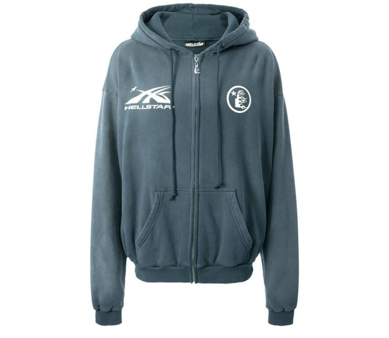 Hellstar Logo Zip-Up Emerald