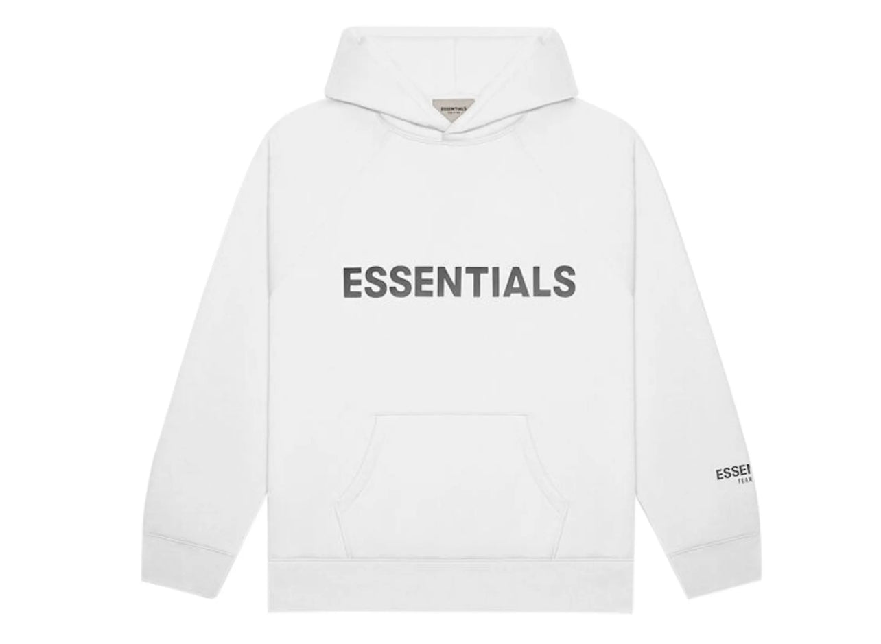 Fear of God Essentials Pullover Hoodie Applique Logo White