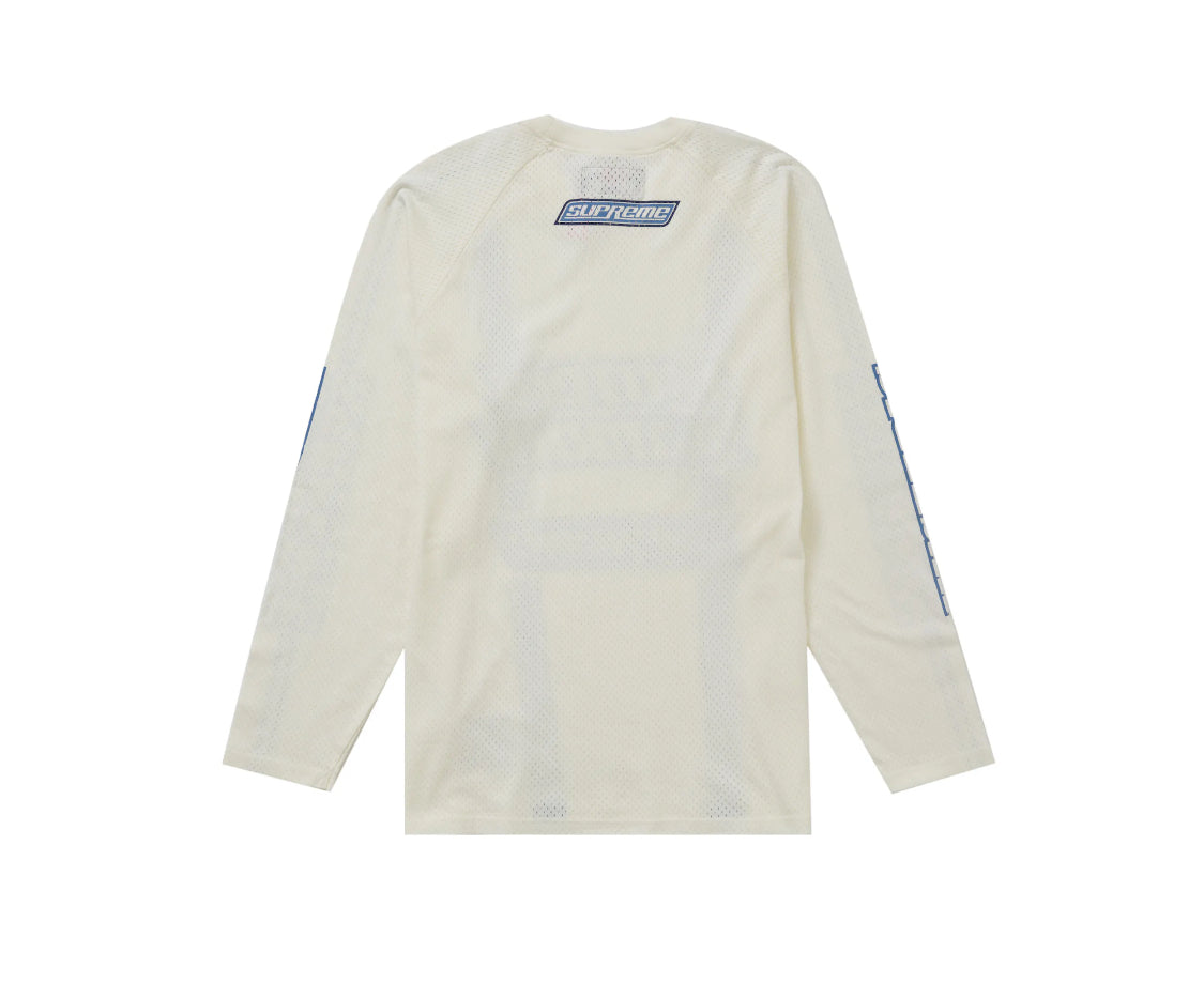 Supreme Hysteric Glamour Mesh L/S Top White