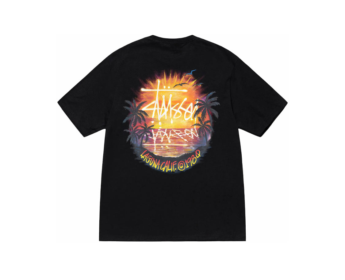 Stussy Sunset Tee Black