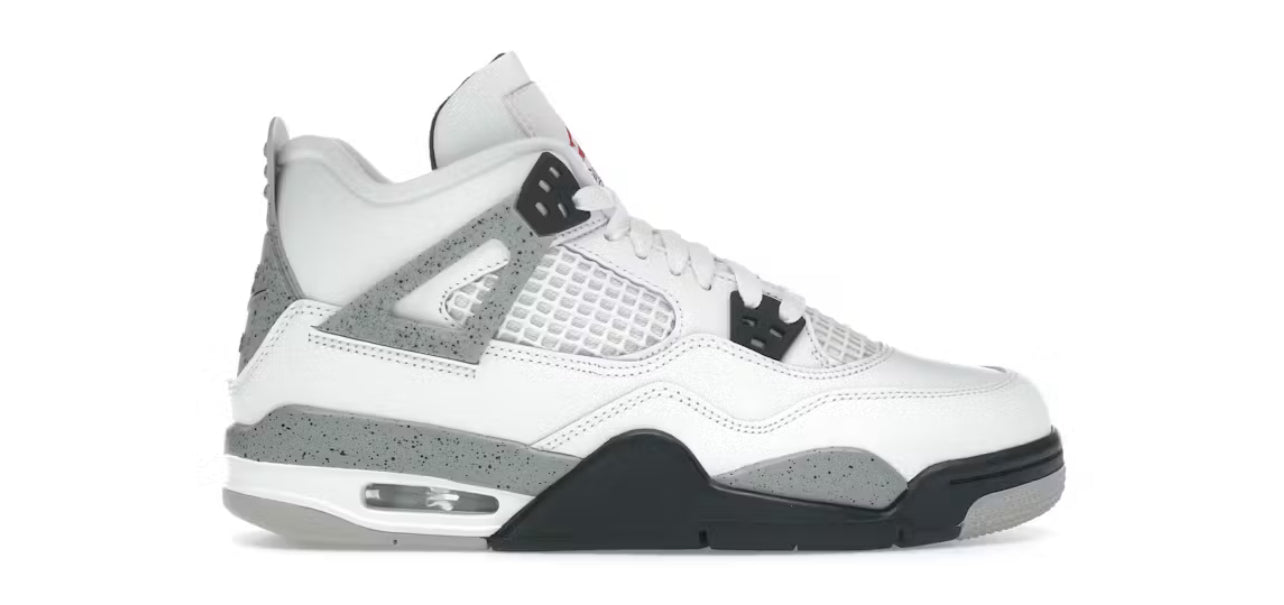 Jordan 4 Retro White Cement 2025 (Youth)