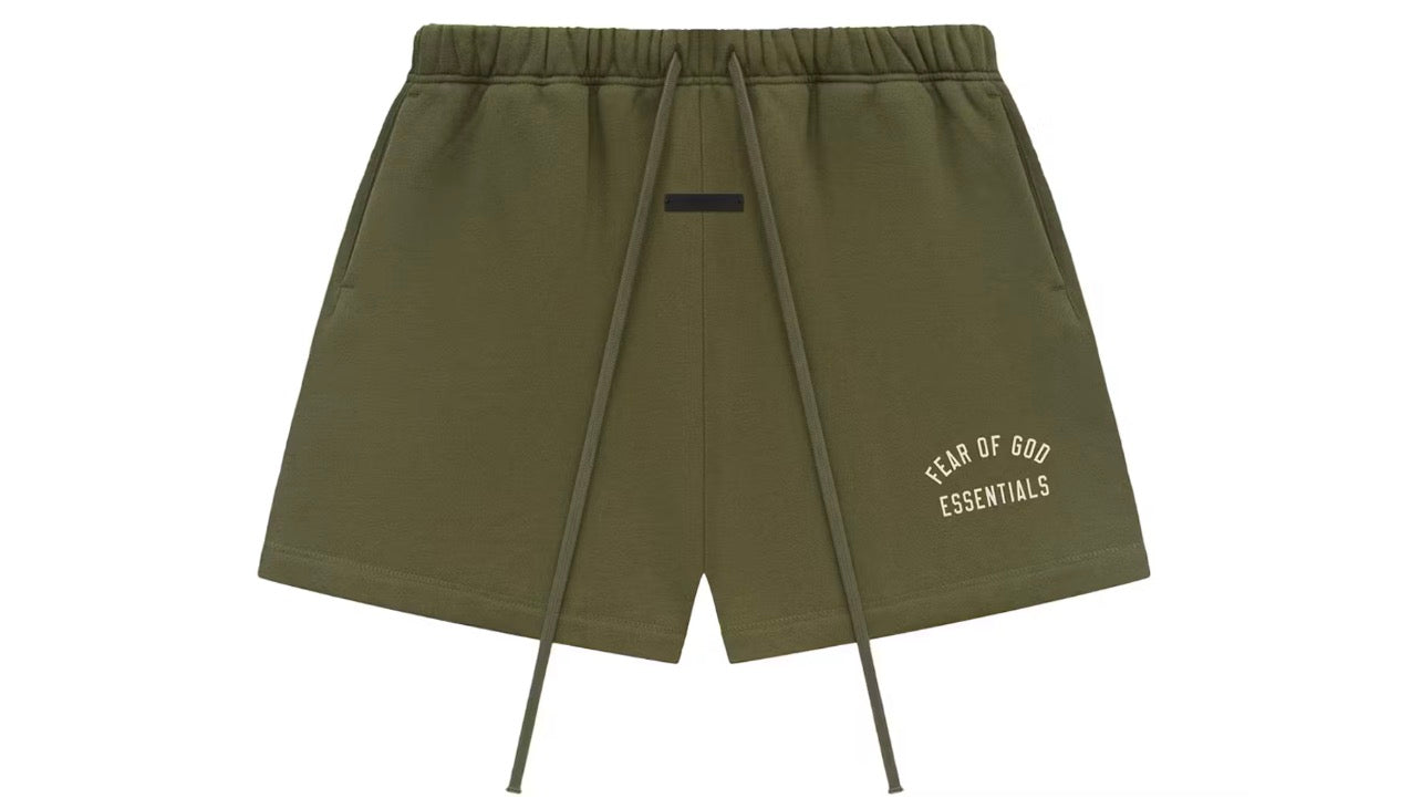 Fear of God Essentials Fleece Soccer Short Military