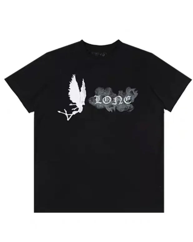 Vlone Smoke Angel Tee Black