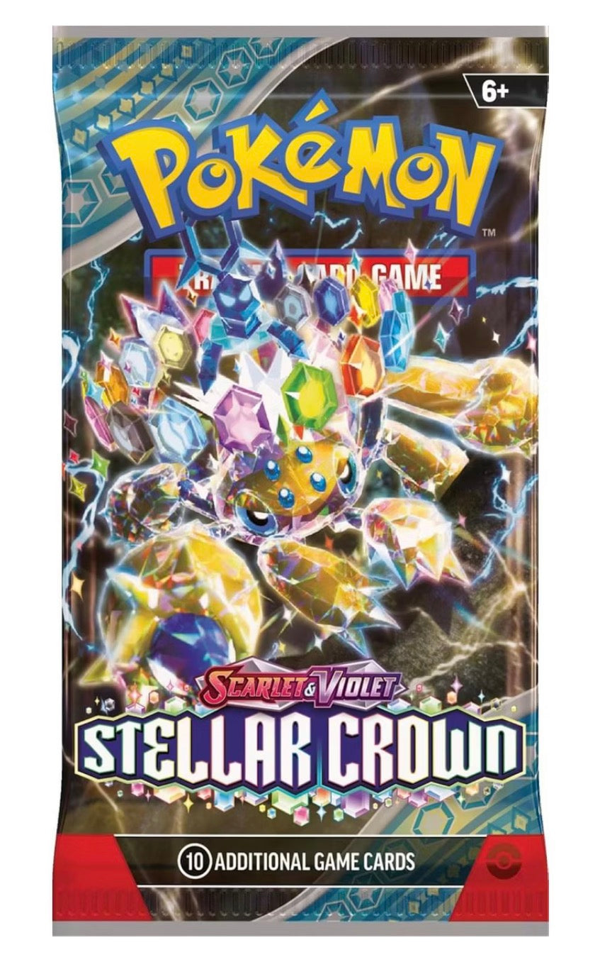 Pokemon TCG: Scarlet & Violet Stellar Crown Booster Pack 1PK