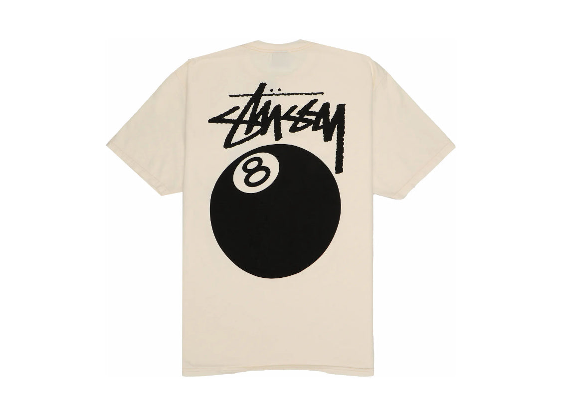 Stussy 8 Ball Pigment Dyed Tee Natural