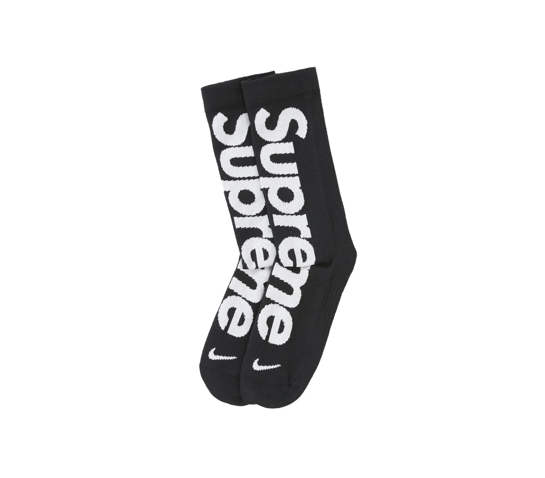 Supreme Nike Lightweight Crew Socks Black