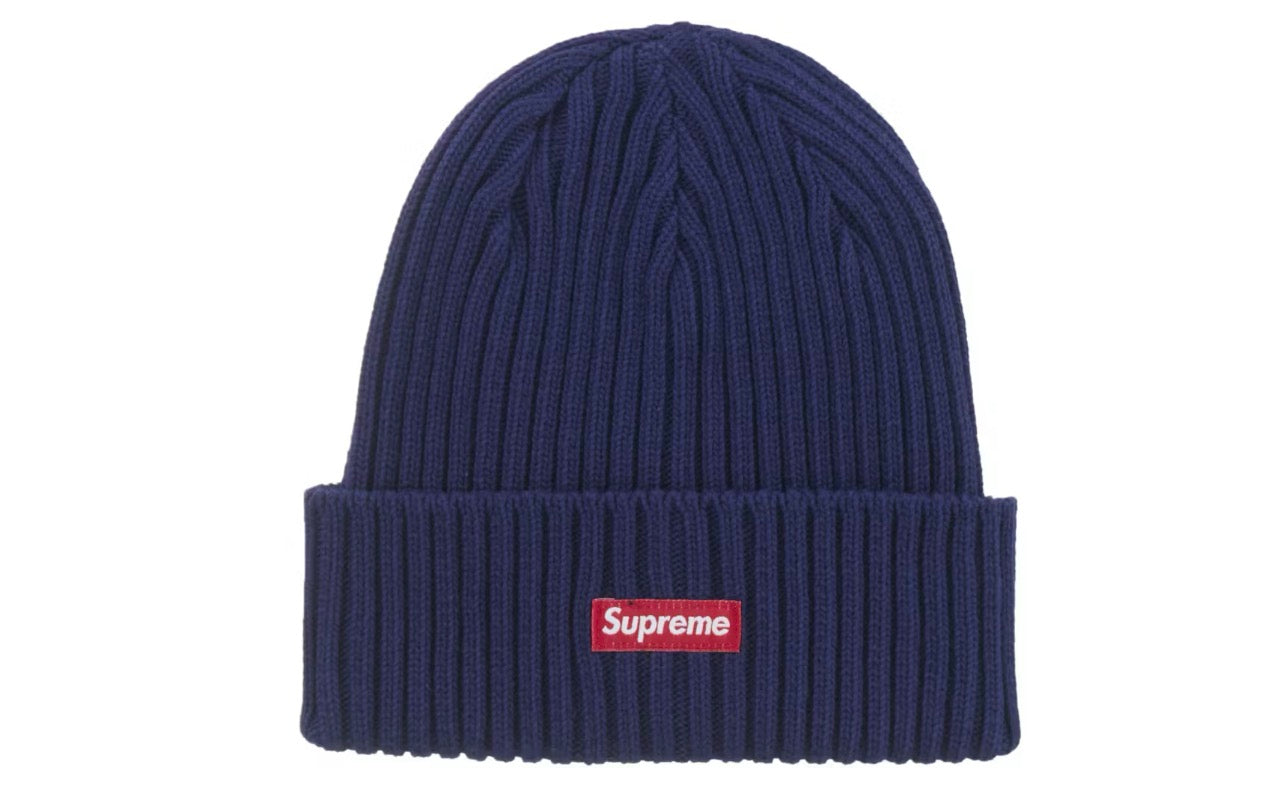 Supreme Overdyed Beanie Navy