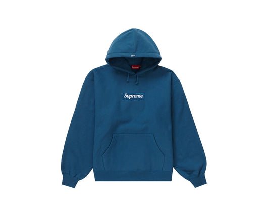 Supreme Box Logo Hoodie Blue