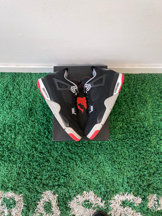 Used Jordan 4 Retro Bred 2019 (Men’s)