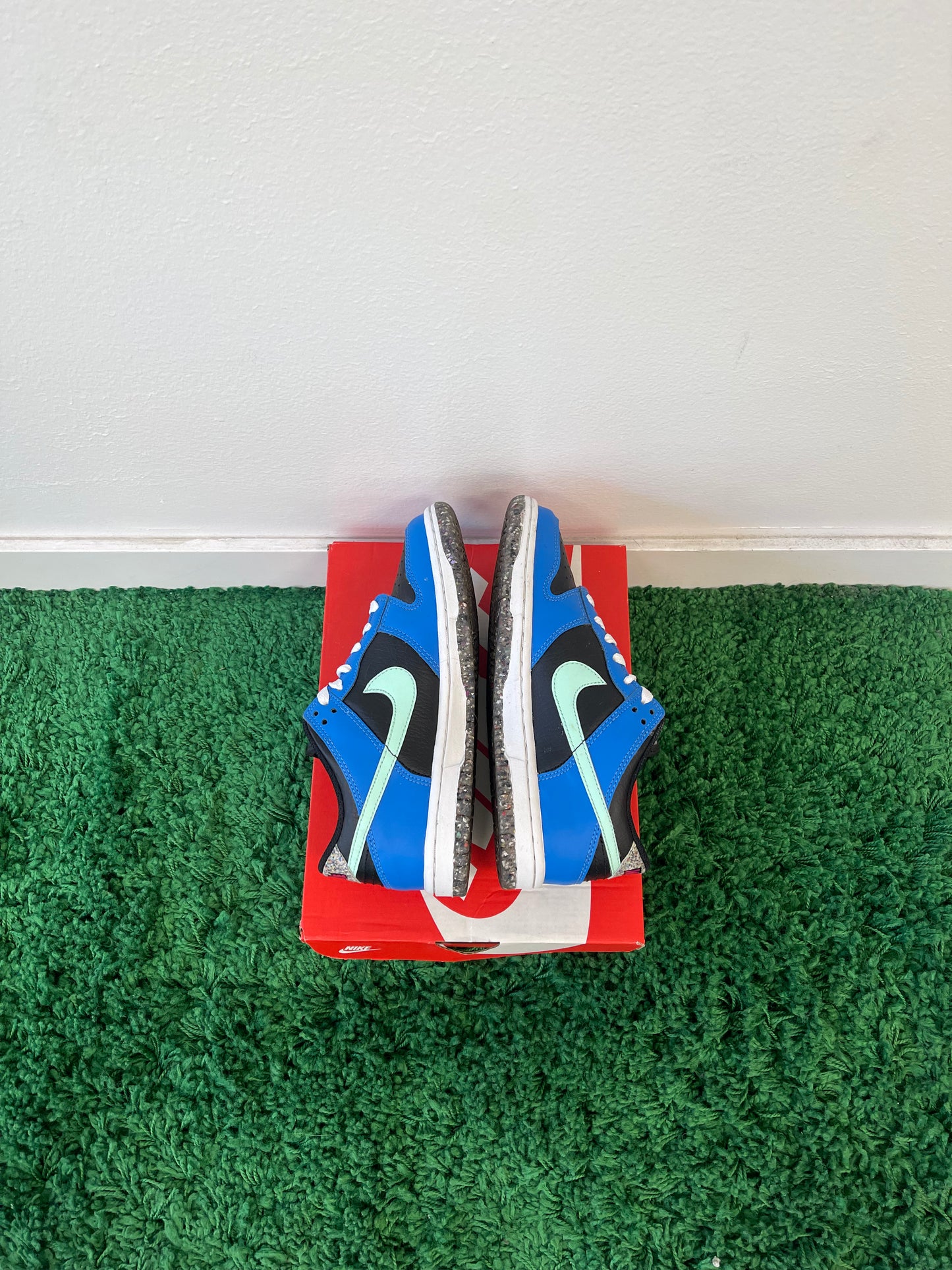 Used Nike Dunk Low Crater Blue Black (Youth)