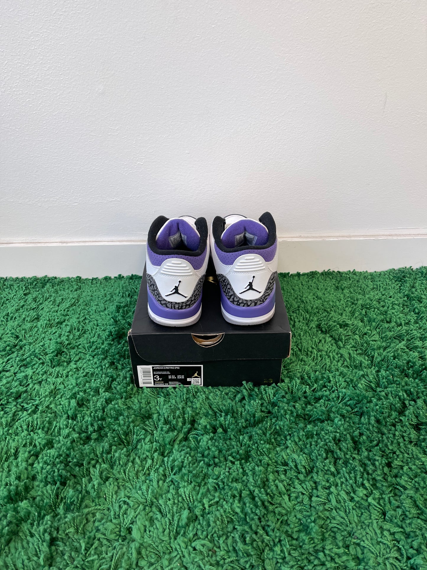 Used Jordan 3 Retro Dark Iris (PS)