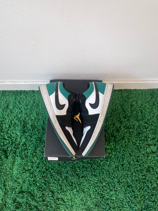 Used Jordan 1 Low White Black Mystic Green (Men’s)