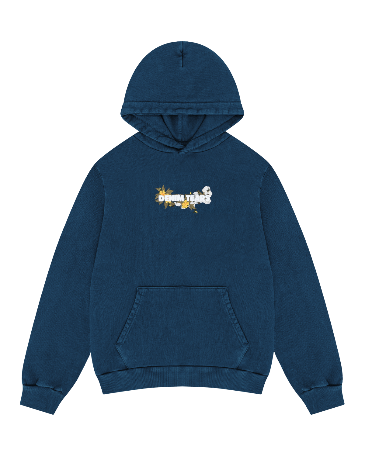 Denim Tears Embroided Hoodie Navy