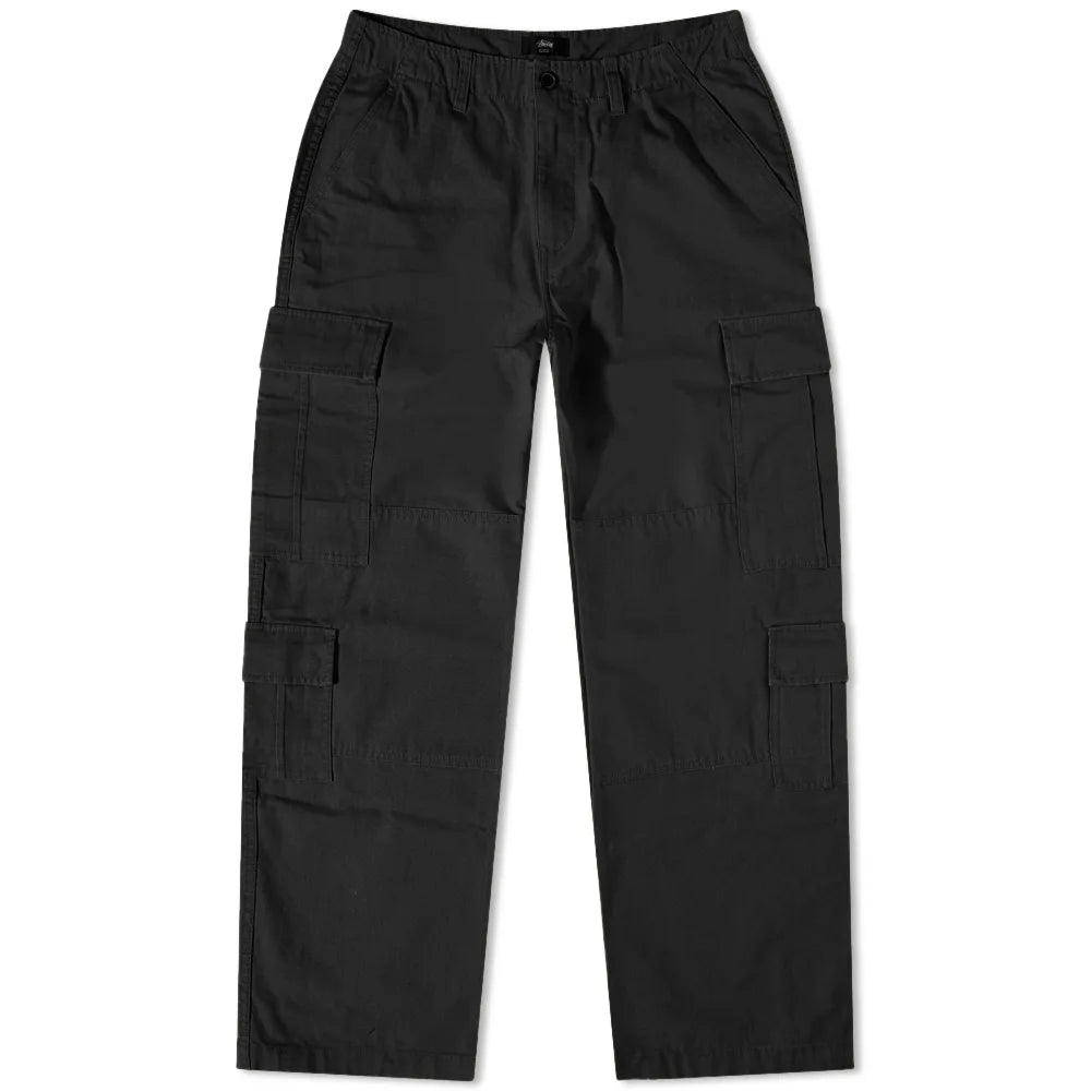 STUSSY RIPSTOP SURPLUS CARGO BLACK