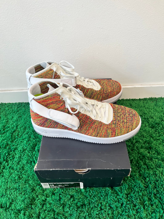 Used Nike Air Force 1 Mid Flyknit Multi-Color White (Men’s)