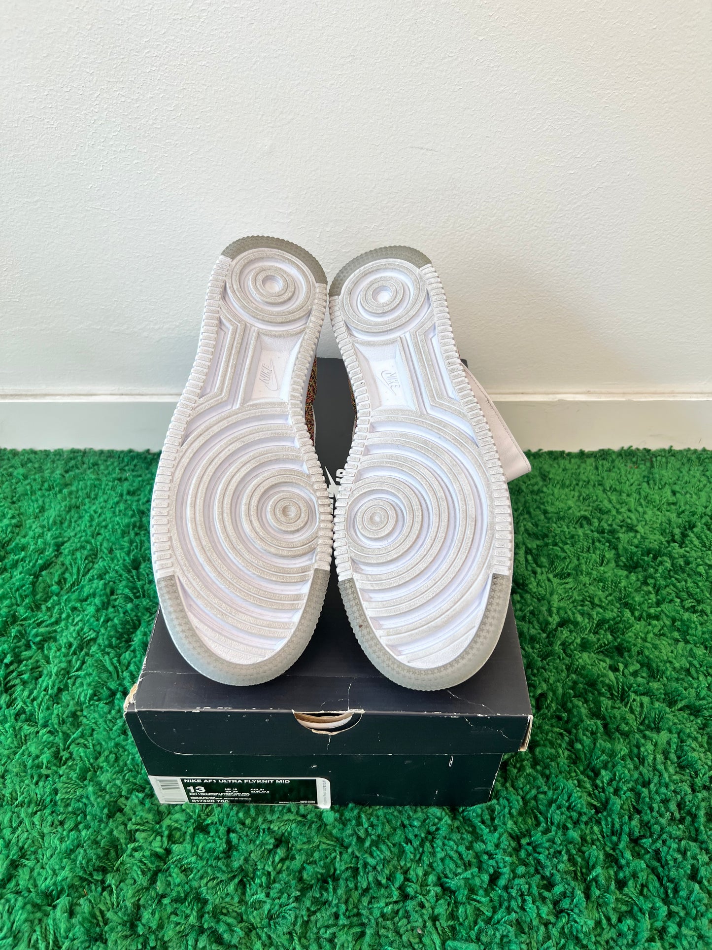 Used Nike Air Force 1 Mid Flyknit Multi-Color White (Men’s)