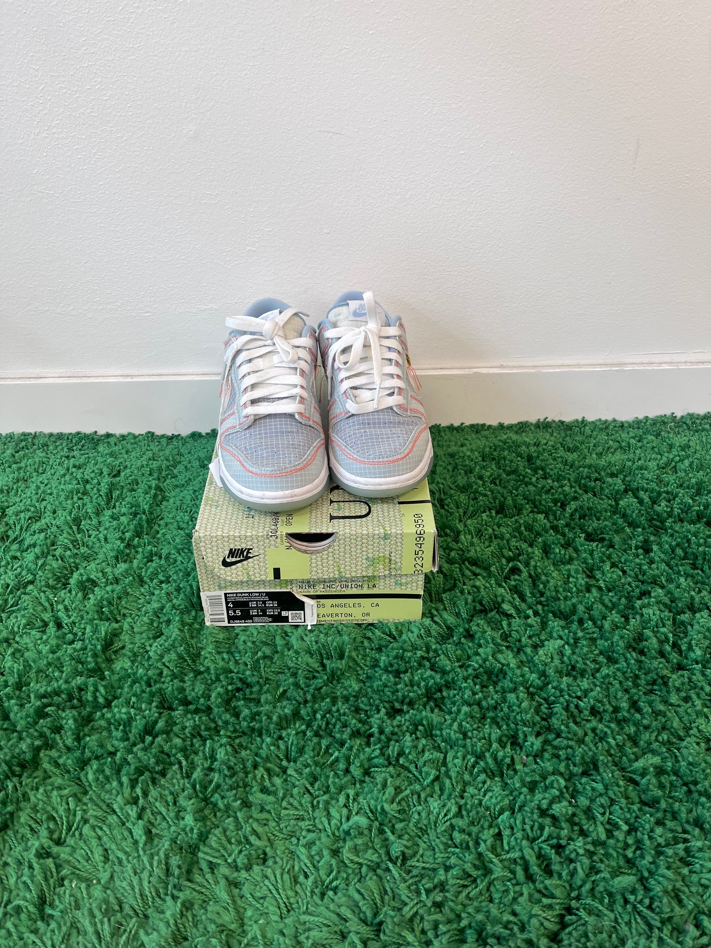 Used Nike Dunk Low Union Passport Pack Argon (Men’s)