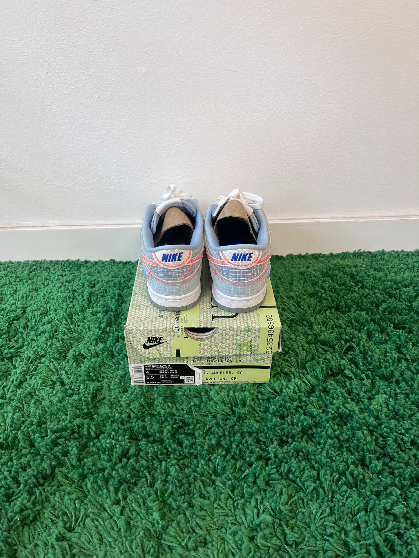 Used Nike Dunk Low Union Passport Pack Argon (Men’s)
