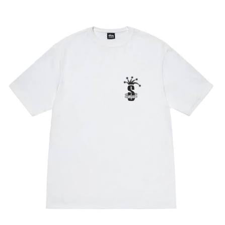 Stussy Crown Band White Tee