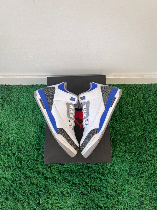 Used Jordan 3 Retro Racer Blue (Youth)