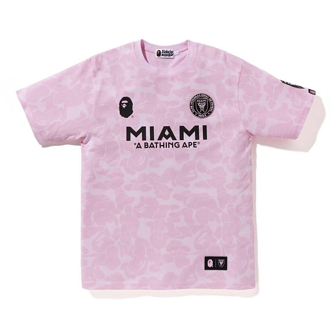 Bape x Inter Miami CF Camo Tee Pink