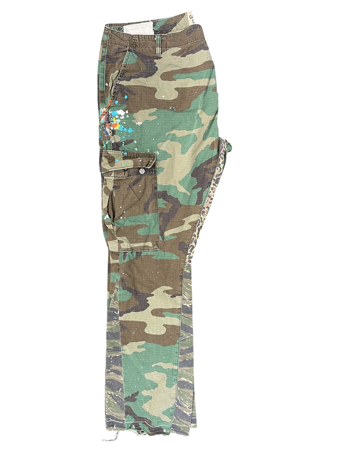 Used Gallery Dept. LA Flare Camo Pants Woodland