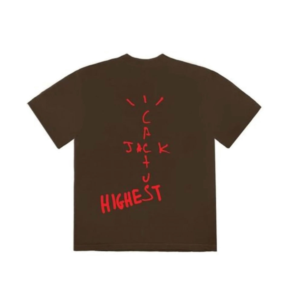 Travis Scott Jordan Cactus Jack Highest Tee Brown