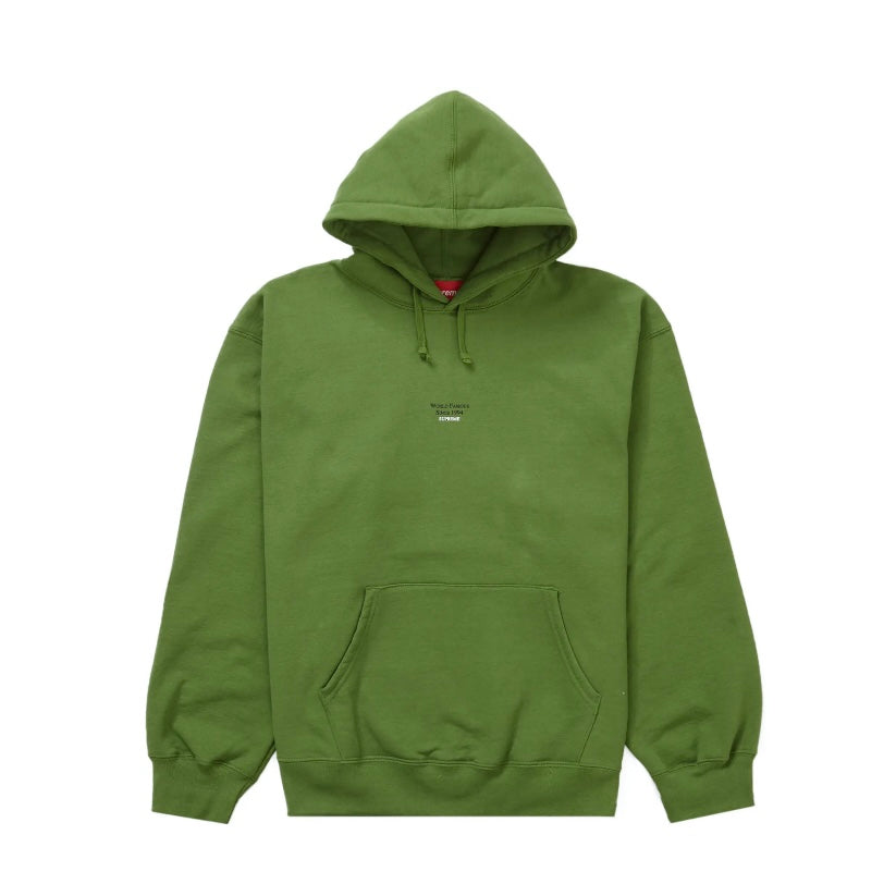 Supreme World Famous Micro Hoodie Green