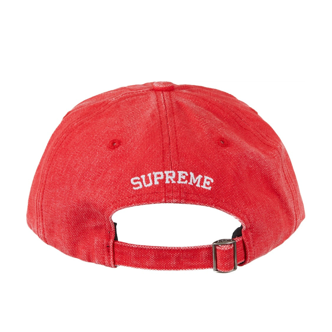 Supreme Pigment Canvas S Logo 6-Panel Red