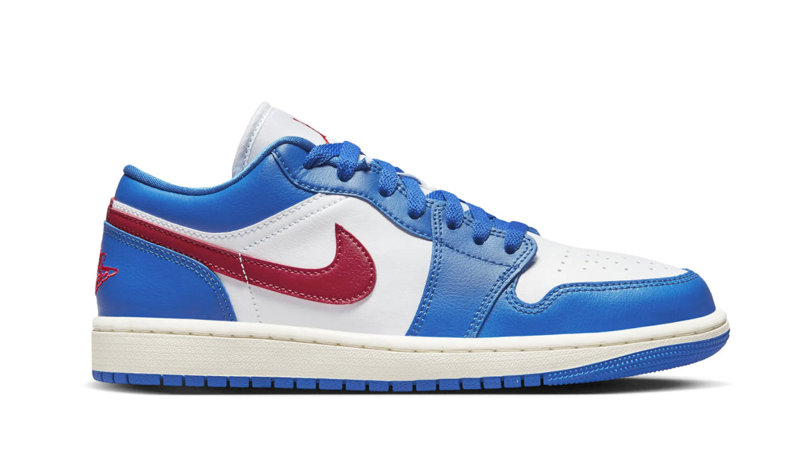 Jordan 1 Low Sport Blue Gym Red (Women’s)
