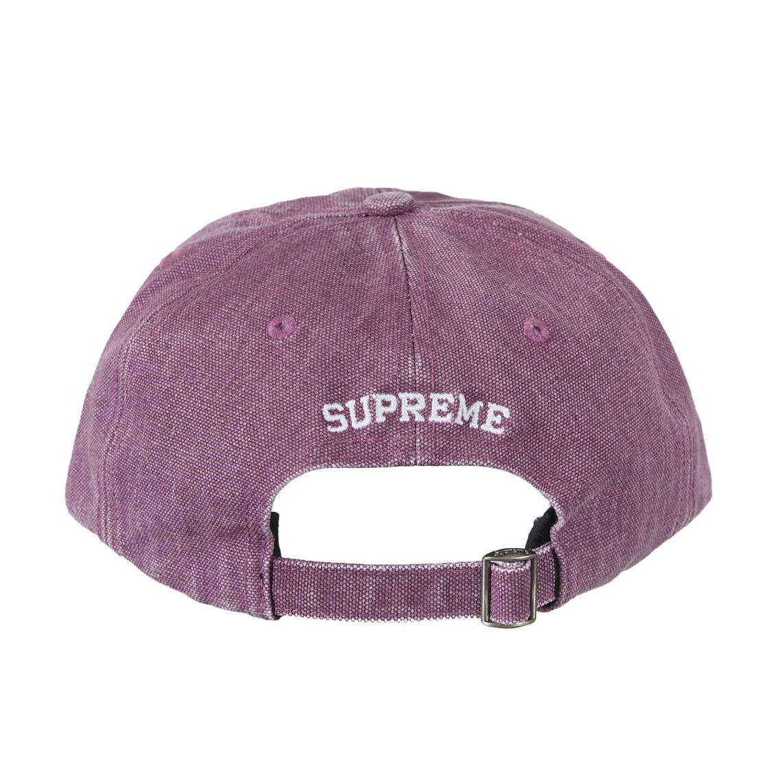 Supreme Pigment Canvas S Logo 6-Panel Plum